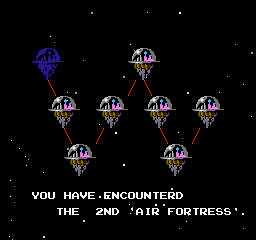 air fortress NES screenshot